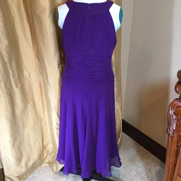 SOLD Beautiful HOBBS cocktail dress - purple - Picture 4 of 6
